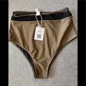 NWT high waisted bikini bottoms